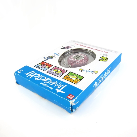 Original Tamagotchi Pink Glitter Shell Digital Virtual Pet Bandai #42882 BAI-R4 - Picture 8 of 11